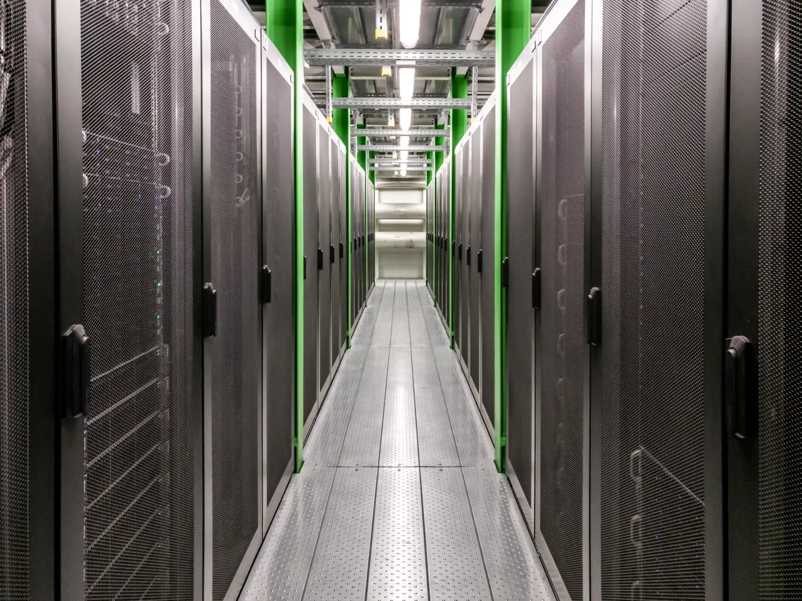 Server room. Stock photo.