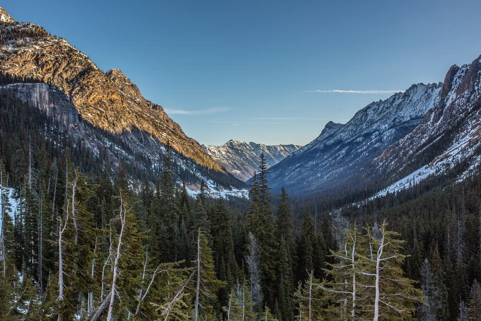 Northern mountains. Stock photo.